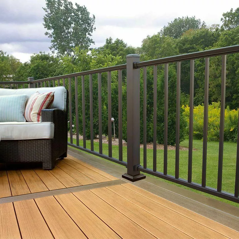 Ringhiera del ponte in alluminio