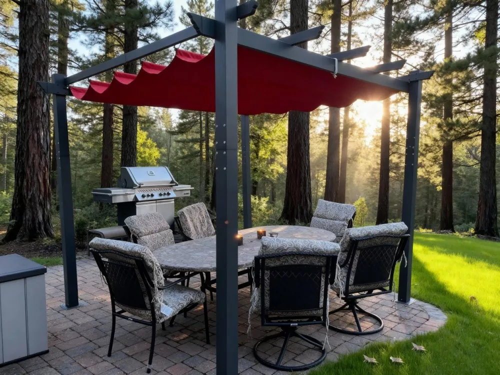 Aluminium Barbecue Pergola