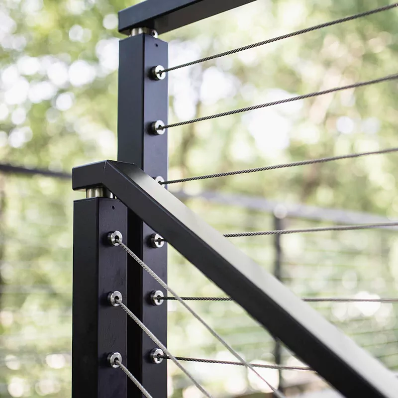 Ringhiera per cavi SS